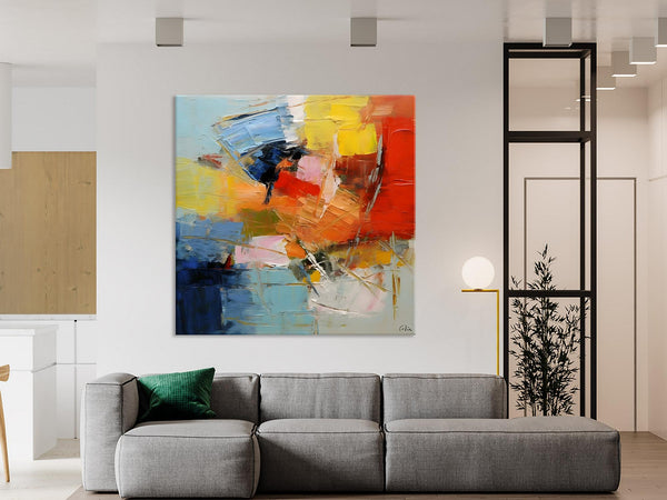 Oversized Canvas Paintings, Huge Wall Art Ideas for Living Room, Contemporary Acrylic Art, Original Abstract Art, Hand Painted Canvas Art-Art Painting Canvas