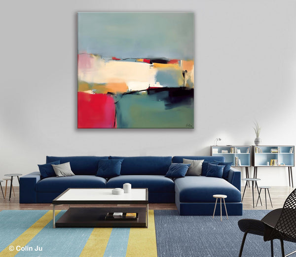 Contemporary Abstract Artwork, Acrylic Painting for Living Room, Oversized Wall Art Paintings, Original Modern Paintings on Canvas-Art Painting Canvas