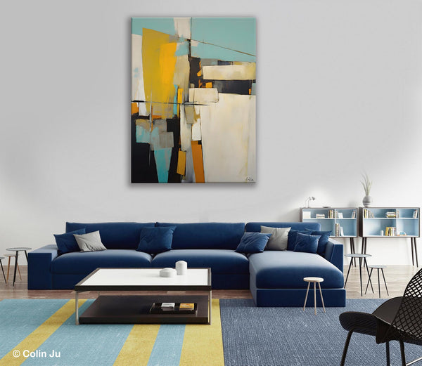 Large Paintings for Living Room, Hand Painted Acrylic Painting, Bedroom Wall Art Paintings, Original Modern Contemporary Art, Abstract Paintings for Dining Room-Art Painting Canvas
