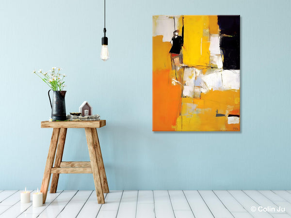 Oversized Canvas Wall Art Paintings, Contemporary Acrylic Painting on Canvas, Original Modern Artwork, Large Abstract Painting for Bedroom-Art Painting Canvas