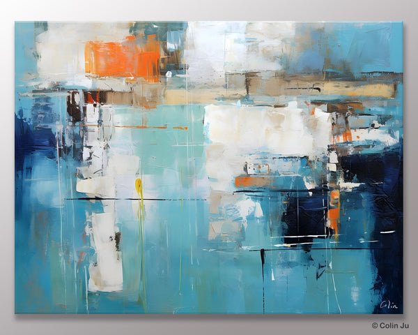 Original Modern Wall Paintings, Contemporary Canvas Art, Heavy Texture Canavas Art, Abstract Painting for Bedroom, Modern Acrylic Artwork-Art Painting Canvas