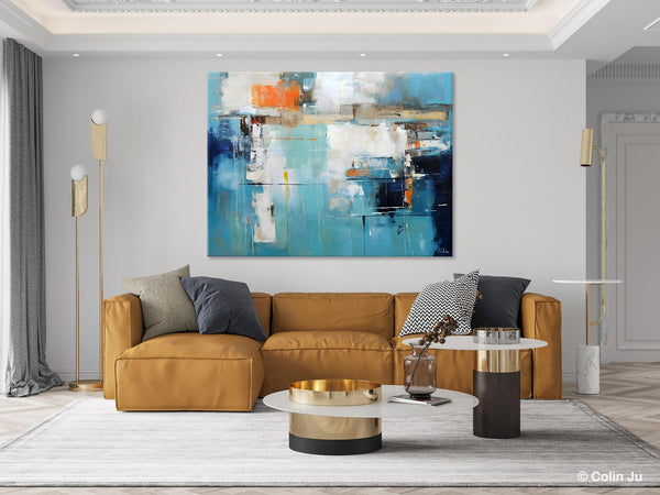 Original Modern Wall Paintings, Contemporary Canvas Art, Heavy Texture Canavas Art, Abstract Painting for Bedroom, Modern Acrylic Artwork-Art Painting Canvas
