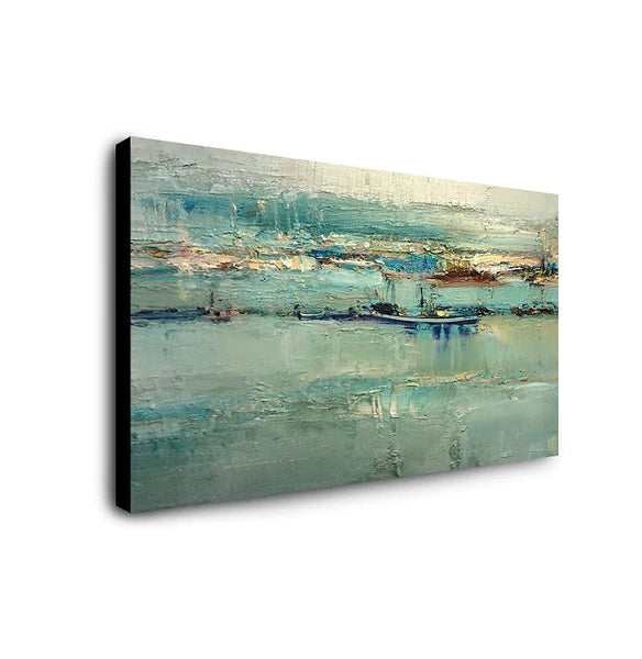 Hand Painted Wall Art, Acrylic Paintings for Living Room, Simple Painting Ideas for Office, Large Painting on Canvas-Art Painting Canvas