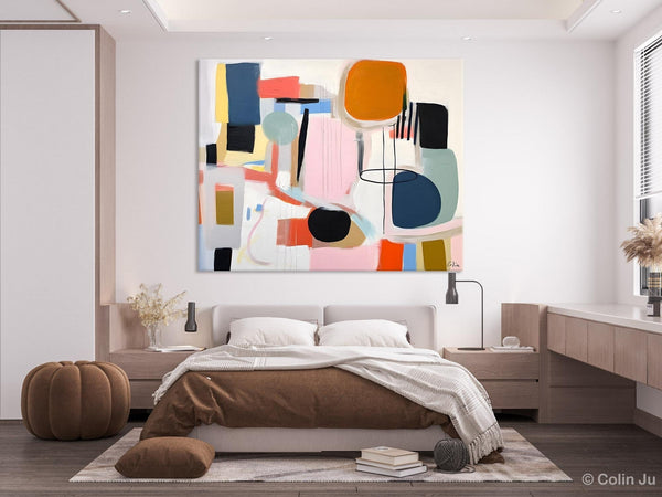 Abstract Canvas Paintings, Extra Large Canvas Painting for Living Room, Original Acrylic Wall Art, Oversized Contemporary Acrylic Paintings-Art Painting Canvas