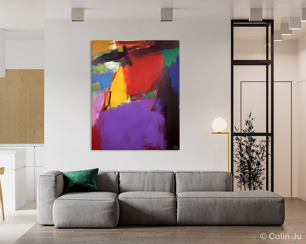 Abstract Painting on Canvas, Extra Large Abstract Painting for Living Room, Large Original Abstract Wall Art, Contemporary Acrylic Paintings-Art Painting Canvas