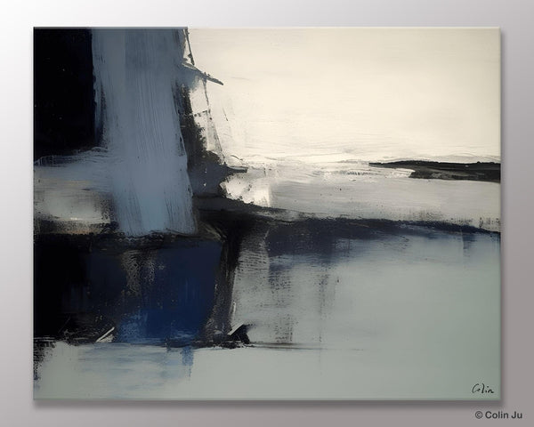 Abstract Painting for Bedroom, Large Original Abstract Art, Contemporary Acrylic Paintings, Abstract Painting on Canvas, Simple Wall Art-Art Painting Canvas