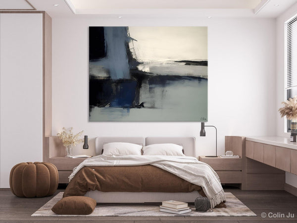 Abstract Painting for Bedroom, Large Original Abstract Art, Contemporary Acrylic Paintings, Abstract Painting on Canvas, Simple Wall Art-Art Painting Canvas