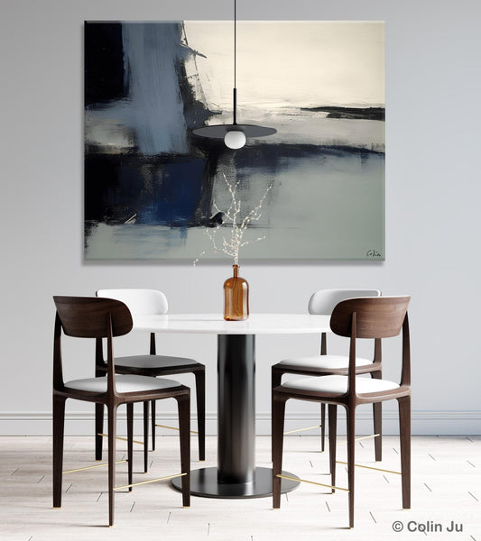 Abstract Painting for Bedroom, Large Original Abstract Art, Contemporary Acrylic Paintings, Abstract Painting on Canvas, Simple Wall Art-Art Painting Canvas