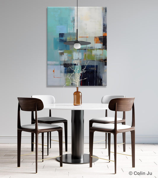 Canvas Paintings for Dining Room, Extra Large Modern Wall Art, Acrylic Painting on Canvas, Contemporary Painting, Original Abstract Painting-Art Painting Canvas