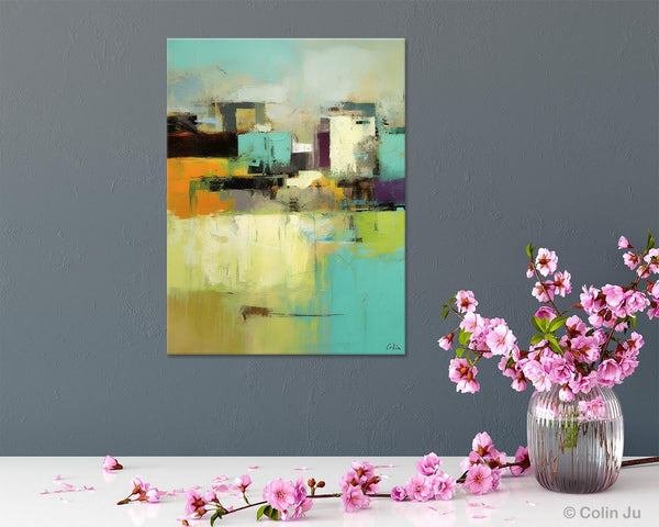 Contemporary Wall Art Paintings, Abstract Wall Paintings, Extra Large Paintings for Dining Room, Hand Painted Canvas Art, Original Artowrk-Art Painting Canvas
