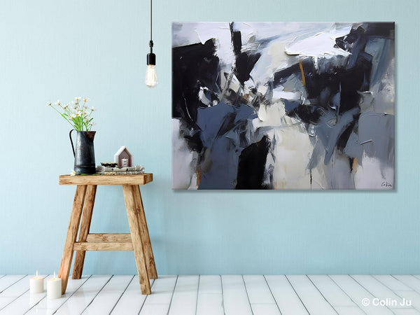 Simple Canvas Art, Contemporary Painting on Canvas, Extra Large Wall Art Paintings, Original Canvas Art for sale, Simple Abstract Paintings-Art Painting Canvas