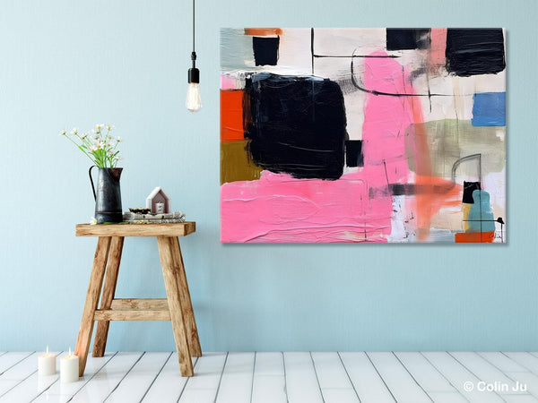 Contemporary Painting on Canvas, Extra Large Wall Art Paintings, Simple Canvas Art, Original Canvas Art for sale, Simple Abstract Paintings-Art Painting Canvas