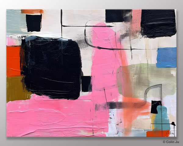 Contemporary Painting on Canvas, Extra Large Wall Art Paintings, Simple Canvas Art, Original Canvas Art for sale, Simple Abstract Paintings-Art Painting Canvas