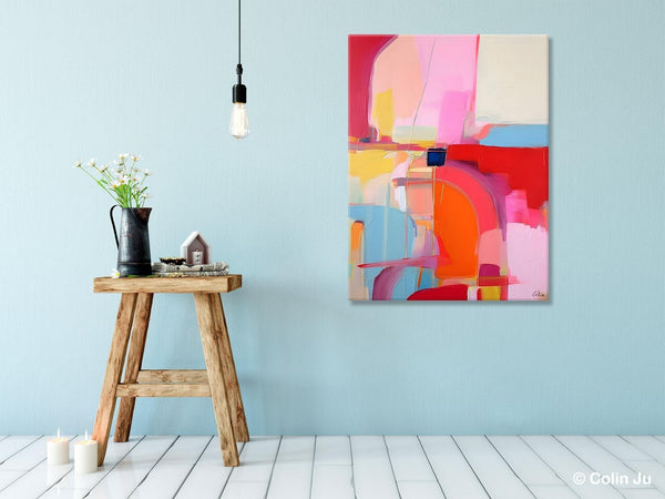 Contemporary Abstract Paintings on Canvas, Oversized Abstract Wall Art Paintings, Large Wall Paintings for Bedroom, Original Abstract Art-Art Painting Canvas