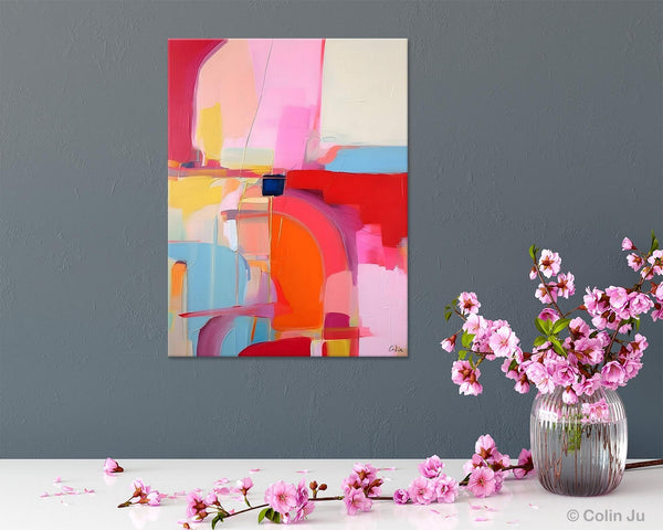 Contemporary Abstract Paintings on Canvas, Oversized Abstract Wall Art Paintings, Large Wall Paintings for Bedroom, Original Abstract Art-Art Painting Canvas
