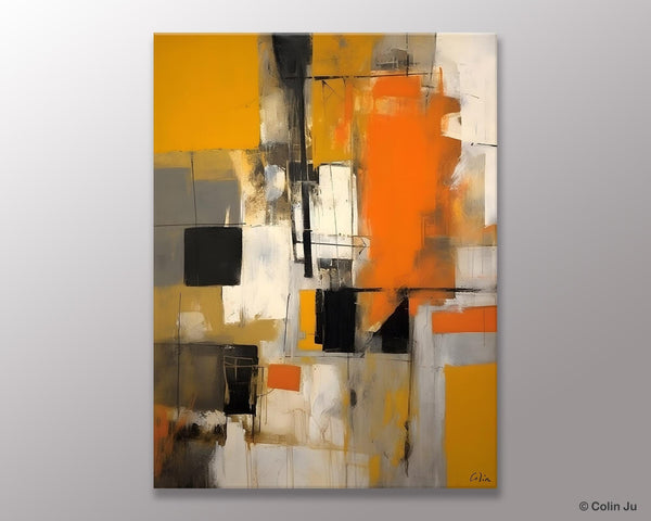 Oversized Abstract Art Paintings, Original Canvas Artwork, Large Wall Art Painting for Dining Room, Contemporary Acrylic Painting on Canvas-Art Painting Canvas