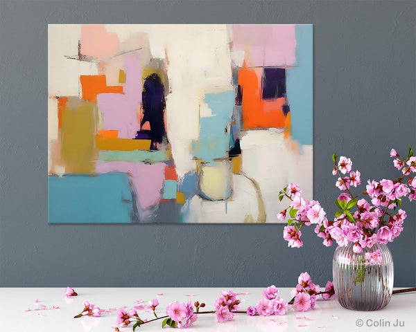 Oversized Abstract Wall Art Paintings, Large Wall Painting for Living Room, Contemporary Abstract Paintings on Canvas, Original Abstract Art-Art Painting Canvas