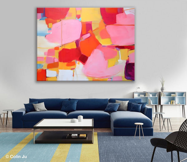 Original Modern Artwork, Large Wall Art Painting for Bedroom, Oversized Abstract Wall Art Paintings, Contemporary Acrylic Painting on Canvas-Art Painting Canvas