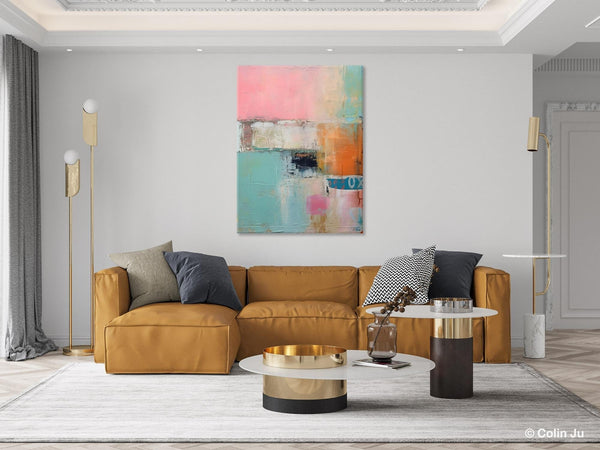 Canvas Paintings for Dining Room, Oversized Modern Wall Art, Acrylic Painting on Canvas, Contemporary Paintings, Original Abstract Paintings-Art Painting Canvas