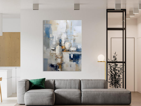 Oversized Contemporary Acrylic Paintings, Modern Abstract Paintings, Original Canvas Wall Art, Extra Large Canvas Painting for Living Room-Art Painting Canvas