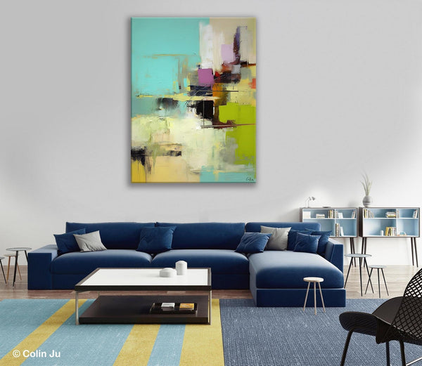 Contemporary Wall Art Paintings, Extra Large Original Art, Abstract Landscape Artwork, Landscape Painting on Canvas, Hand Painted Canvas Art-Art Painting Canvas