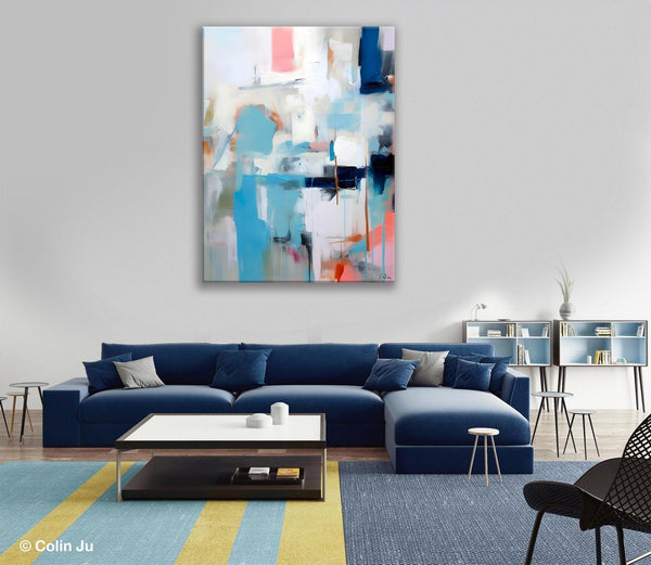 Contemporary Painting, Canvas Paintings for Dining Room, Acrylic Painting on Canvas, Extra Large Modern Wall Art, Original Abstract Painting-Art Painting Canvas
