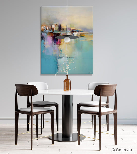 Oversized Contemporary Acrylic Paintings, Modern Abstract Paintings, Extra Large Canvas Painting for Living Room, Original Canvas Wall Art-Art Painting Canvas