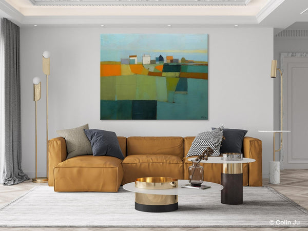 Abstract Landscape Painting on Canvas, Extra Large Landacape Wall Art for Living Room, Original Abstract Wall Art, Acrylic Painting for Sale-Art Painting Canvas