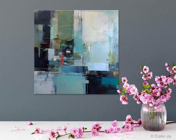 Original Modern Paintings, Contemporary Canvas Art, Modern Acrylic Artwork, Buy Art Paintings Online, Large Abstract Painting for Bedroom-Art Painting Canvas