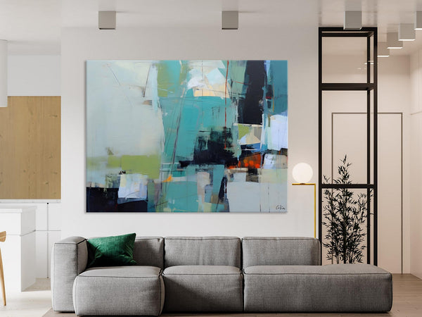 Oversized Canvas Paintings, Original Abstract Art, Large Wall Art Ideas for Living Room, Hand Painted Canvas Art, Contemporary Acrylic Art-Art Painting Canvas