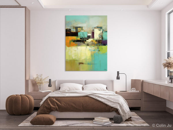 Contemporary Wall Art Paintings, Abstract Wall Paintings, Extra Large Paintings for Dining Room, Hand Painted Canvas Art, Original Artowrk-Art Painting Canvas