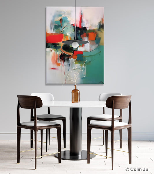Abstract Wall Paintings, Extra Large Paintings for Dining Room, Hand Painted Canvas Art, Original Artowrk, Contemporary Wall Art Paintings-Art Painting Canvas