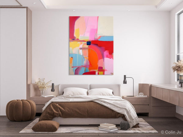 Contemporary Abstract Paintings on Canvas, Oversized Abstract Wall Art Paintings, Large Wall Paintings for Bedroom, Original Abstract Art-Art Painting Canvas