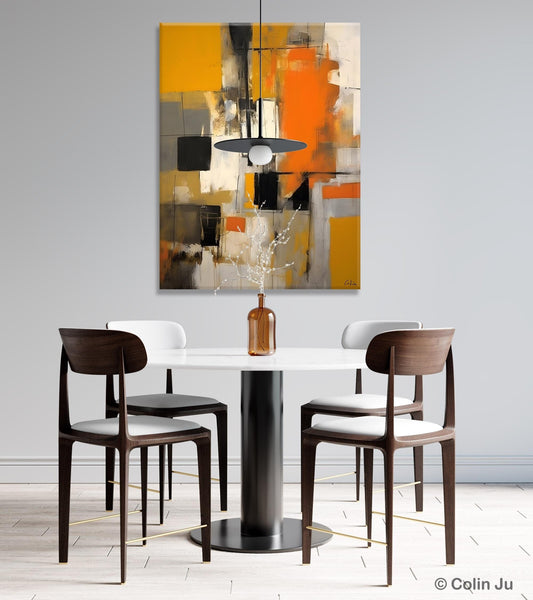 Oversized Abstract Art Paintings, Original Canvas Artwork, Large Wall Art Painting for Dining Room, Contemporary Acrylic Painting on Canvas-Art Painting Canvas