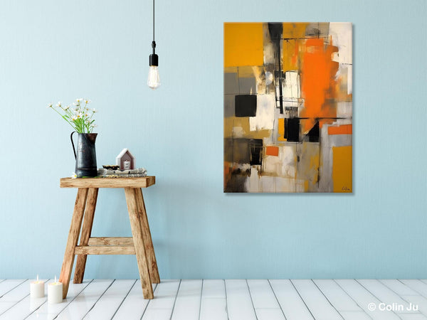 Oversized Abstract Art Paintings, Original Canvas Artwork, Large Wall Art Painting for Dining Room, Contemporary Acrylic Painting on Canvas-Art Painting Canvas