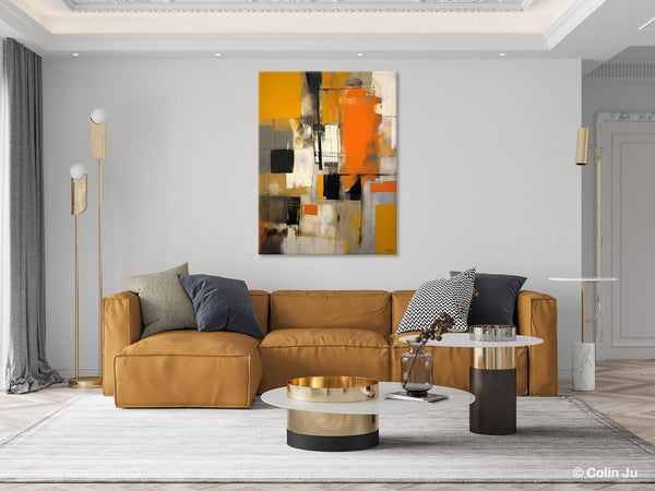 Oversized Abstract Art Paintings, Original Canvas Artwork, Large Wall Art Painting for Dining Room, Contemporary Acrylic Painting on Canvas-Art Painting Canvas