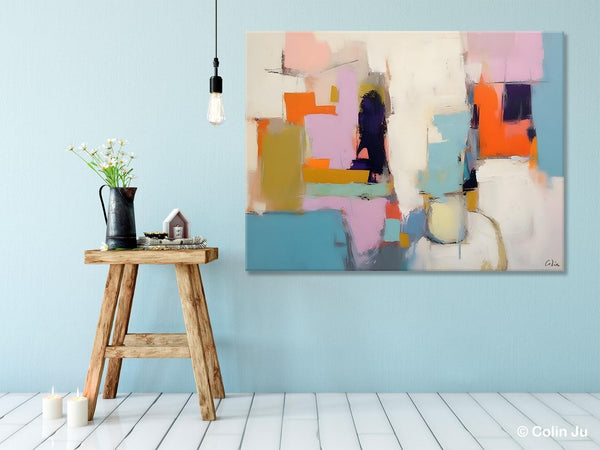 Oversized Abstract Wall Art Paintings, Large Wall Painting for Living Room, Contemporary Abstract Paintings on Canvas, Original Abstract Art-Art Painting Canvas