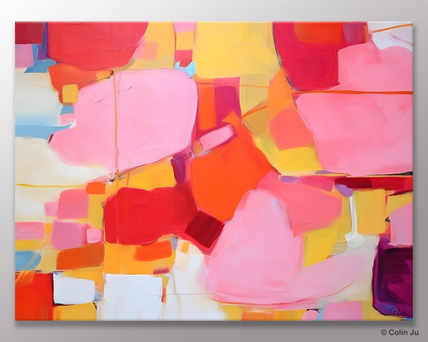 Original Modern Artwork, Large Wall Art Painting for Bedroom, Oversized Abstract Wall Art Paintings, Contemporary Acrylic Painting on Canvas-Art Painting Canvas