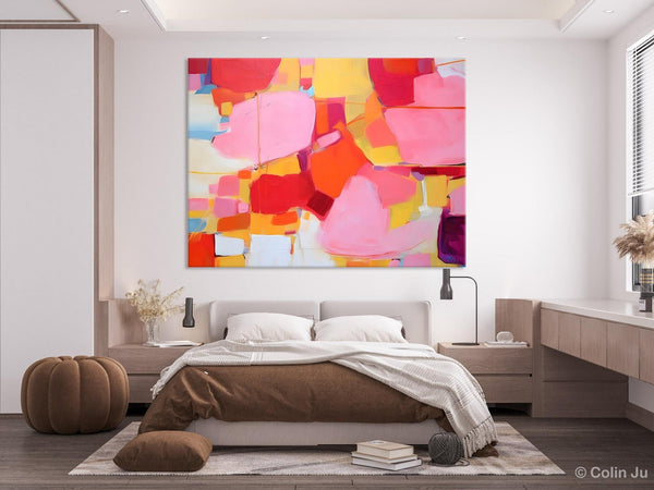 Original Modern Artwork, Large Wall Art Painting for Bedroom, Oversized Abstract Wall Art Paintings, Contemporary Acrylic Painting on Canvas-Art Painting Canvas