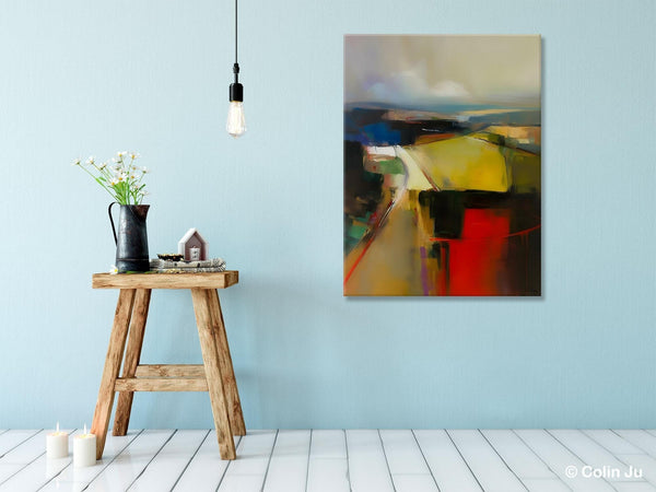 Oversized Abstract Wall Art Paintings, Large Wall Paintings for Bedroom, Contemporary Abstract Paintings on Canvas, Original Abstract Art-Art Painting Canvas