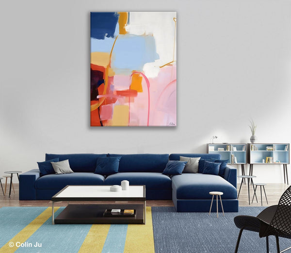 Contemporary Acrylic Painting on Canvas, Large Wall Art Painting for Bedroom, Original Canvas Art, Oversized Modern Abstract Wall Paintings-Art Painting Canvas