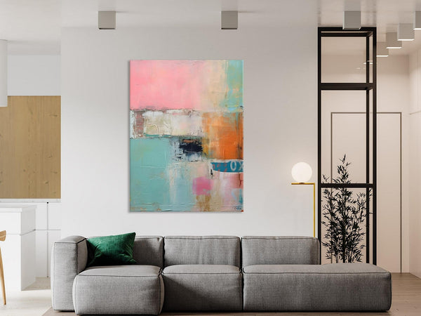 Canvas Paintings for Dining Room, Oversized Modern Wall Art, Acrylic Painting on Canvas, Contemporary Paintings, Original Abstract Paintings-Art Painting Canvas