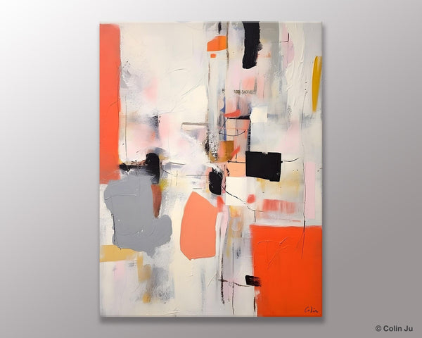 Acrylic Painting on Canvas, Contemporary Painting, Canvas Paintings for Dining Room, Extra Large Modern Wall Art, Original Abstract Painting-Art Painting Canvas