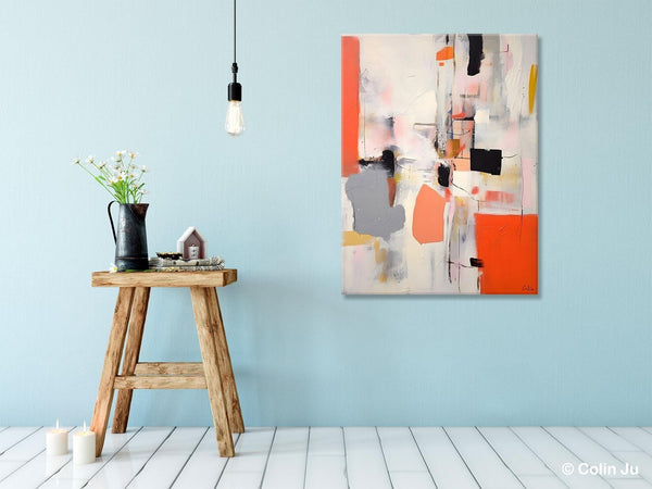 Acrylic Painting on Canvas, Contemporary Painting, Canvas Paintings for Dining Room, Extra Large Modern Wall Art, Original Abstract Painting-Art Painting Canvas