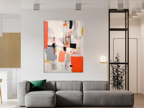 Acrylic Painting on Canvas, Contemporary Painting, Canvas Paintings for Dining Room, Extra Large Modern Wall Art, Original Abstract Painting-Art Painting Canvas