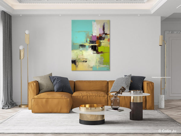 Contemporary Wall Art Paintings, Extra Large Original Art, Abstract Landscape Artwork, Landscape Painting on Canvas, Hand Painted Canvas Art-Art Painting Canvas