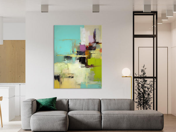 Contemporary Wall Art Paintings, Extra Large Original Art, Abstract Landscape Artwork, Landscape Painting on Canvas, Hand Painted Canvas Art-Art Painting Canvas