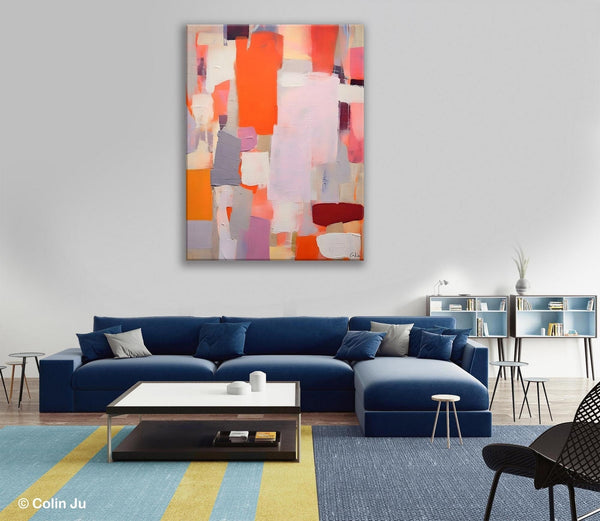 Abstract Wall Paintings, Heavy Texture Canvas Art, Large Contemporary Wall Art, Extra Large Paintings for Bedroom, Original Modern Painting-Art Painting Canvas