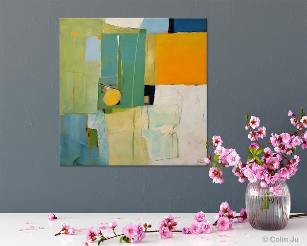 Original Modern Wall Paintings, Contemporary Canvas Art, Abstract Painting for Bedroom, Modern Acrylic Artwork, Heavy Texture Canavas Art-Art Painting Canvas