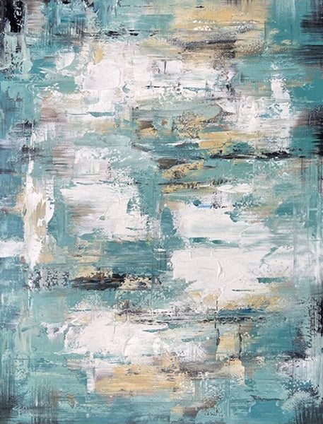 Modern Abstract Painting, Simple Wall Art Ideas for Dining Room, Heavy Texture Painting, Bedroom Abstract Paintings, Large Acrylic Canvas Paintings-Art Painting Canvas